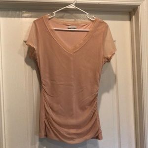 New York and Co Light Pink Blouse